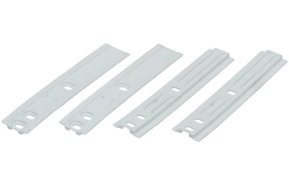 SKYSCRAPPER - Universal Integrated Fridge Door Slider Mounting & Installation Sliding Bracket Fixing Kit (Pack of 4)